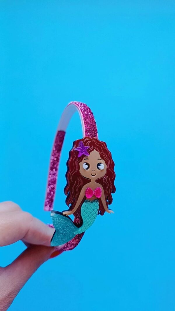 Tiara Pequena Sereia - Imagem 3