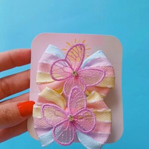 Parzinho Borboleta Candy Collor Tamanho M