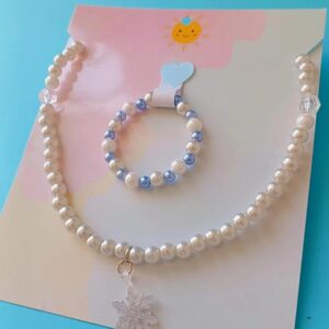 Kit Colar+Pulseira Frozen