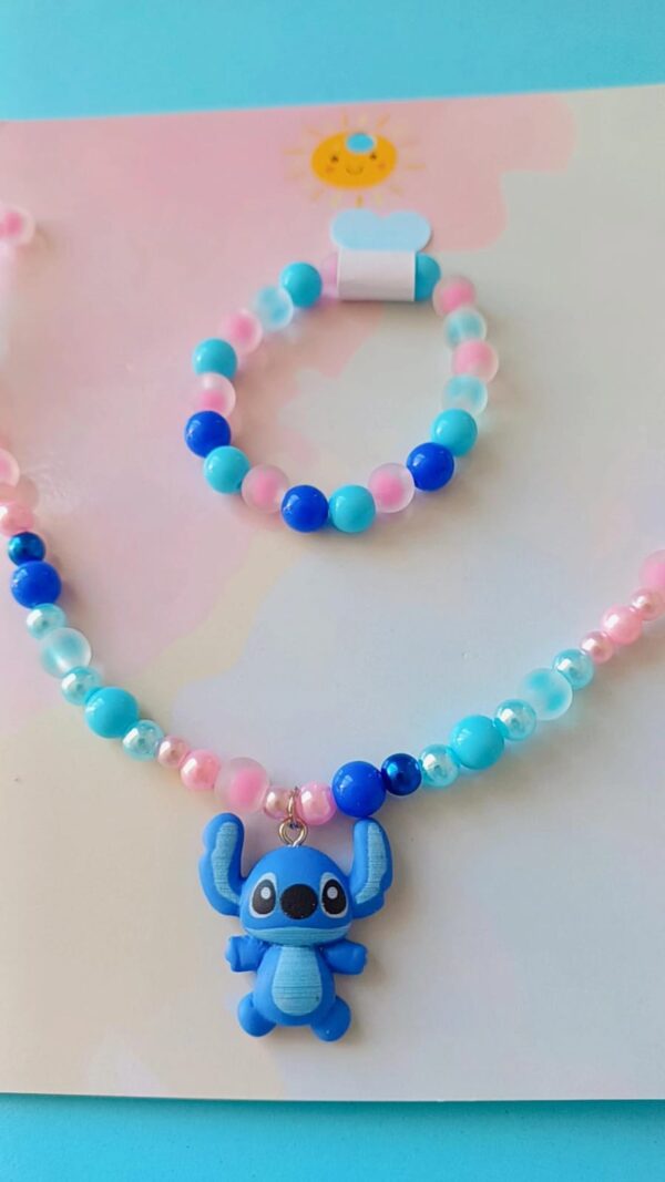 Kit Colar+Pulseira Stitch