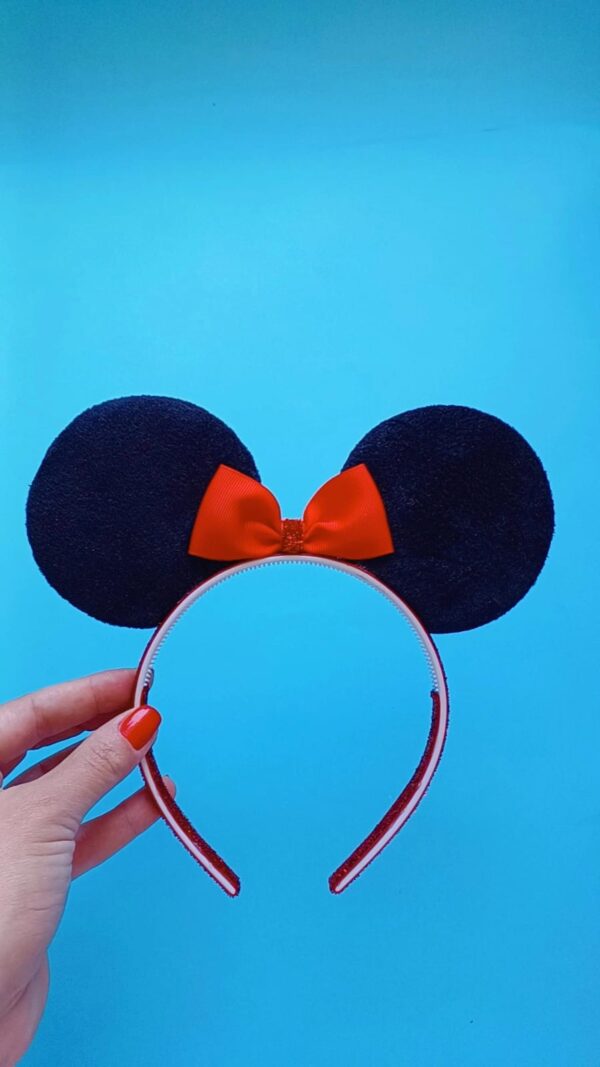 Tiara Orelhinha Minnie Luxo - Imagem 2