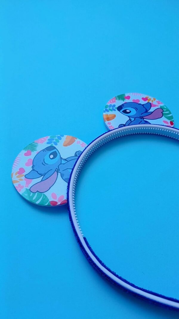 Tiara Stitch Orelhinhas - Imagem 3