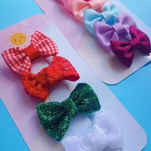 Lacinho Baby Clip- Cores Vibrantes