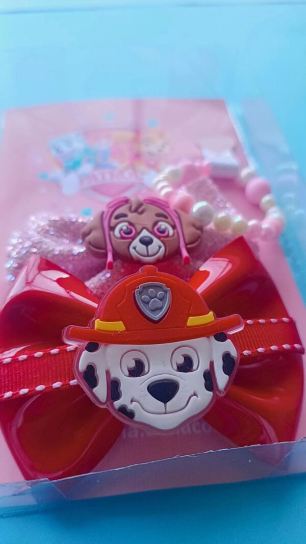 Kit Patrulha Canina Rosa e Vermelho - Imagem 2