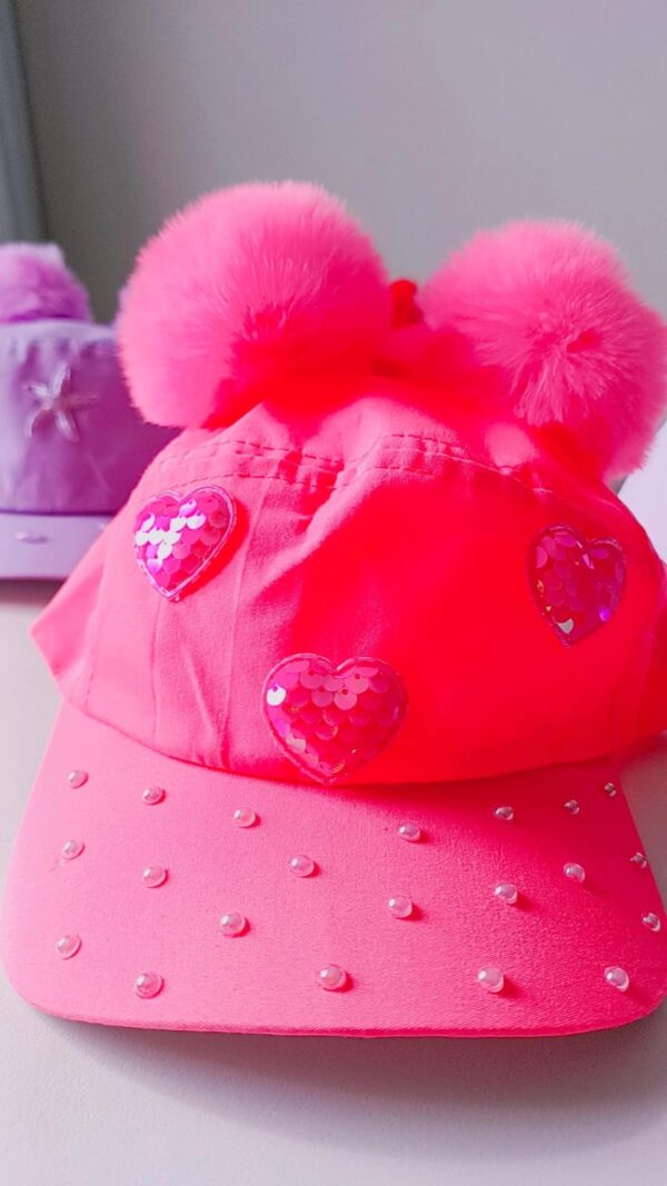 Boné Pompom Pink - Imagem 2