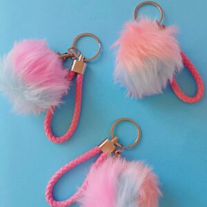 Chaveiro PomPom Candy Collor