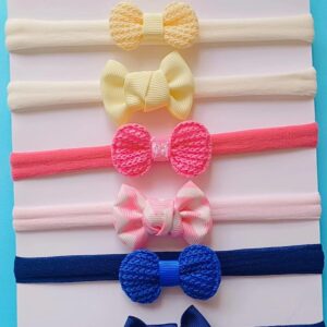 Kit Faixinhas Gorgurão e Tricot- 6 peças