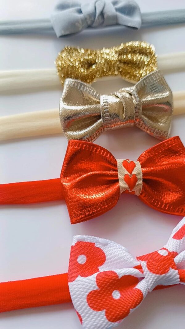 Kit Faixinha Vermelho/Dourado/Cinza-5 peças - Imagem 2