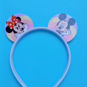 Tiara Orelhinhas Minnie e Mickey Candy Collor
