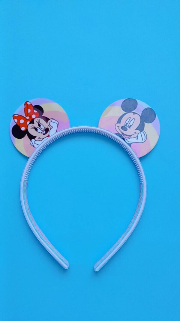 Tiara Orelhinhas Minnie e Mickey Candy Collor