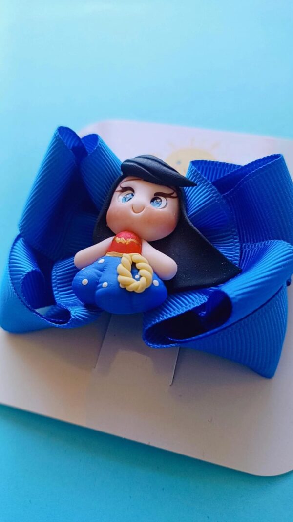Laço Mulher Maravilha baby - Imagem 2