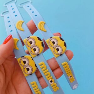 Pulseira Emborrachada Minnions