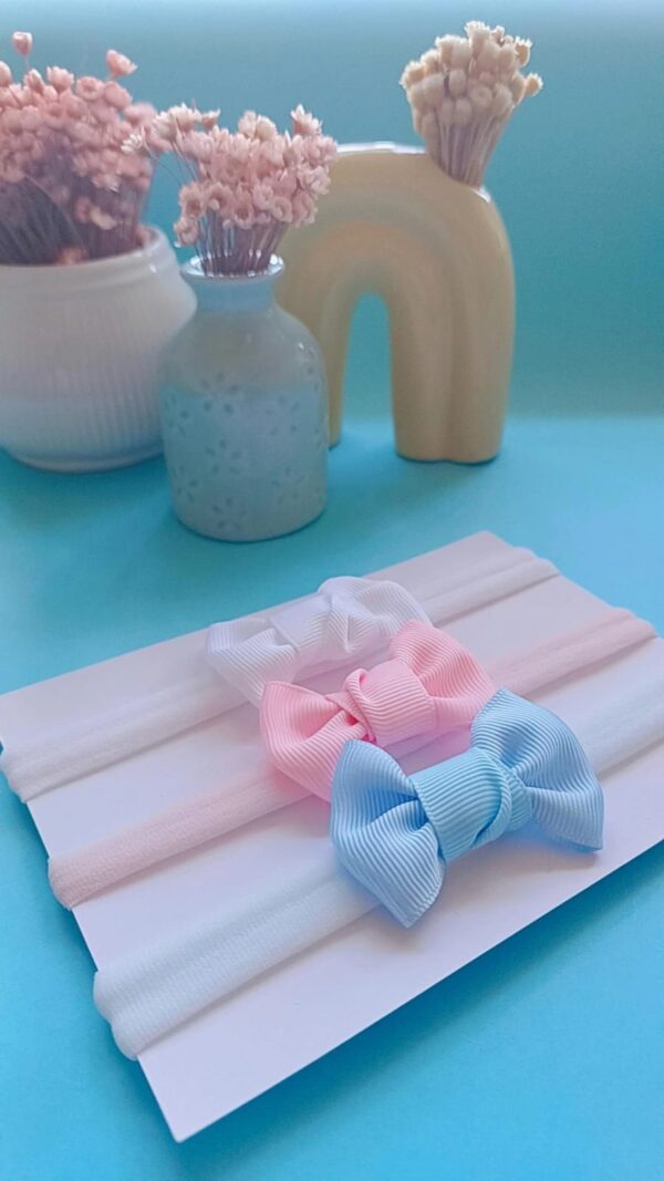 Trio de Faixinhas em Meia de Seda- Collor Baby - Imagem 2