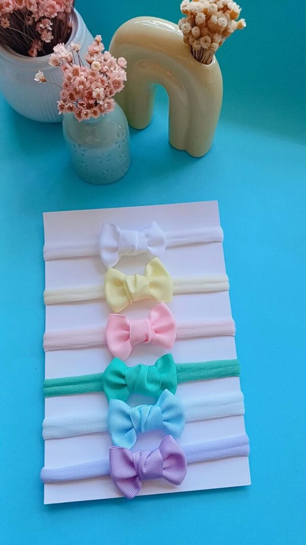Kit com 6 Faixinhas em Meia de Seda- Collors Baby - Imagem 3