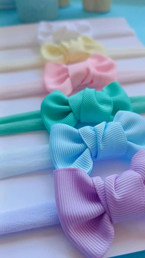 Kit com 6 Faixinhas em Meia de Seda- Collors Baby