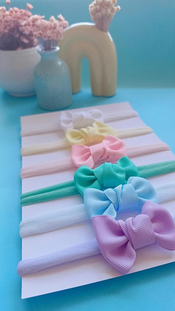 Kit com 6 Faixinhas em Meia de Seda- Collors Baby - Imagem 2